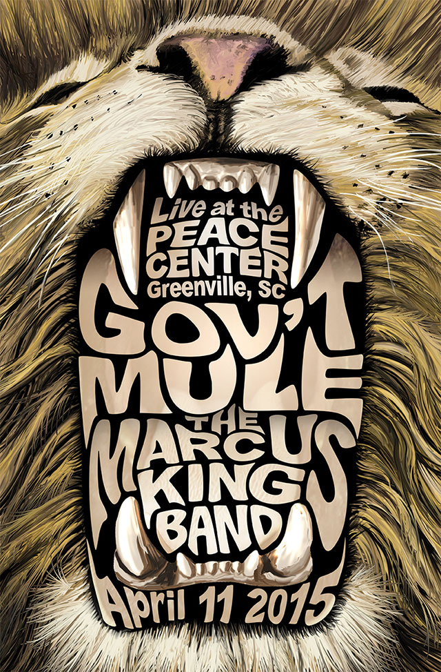 Gov’t Mule and Marcus King Band Poster