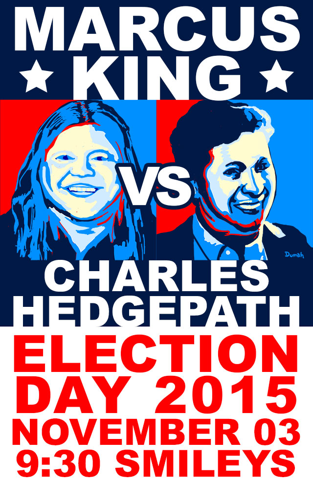 Marcus king vs. Charles Hedgepath Poster