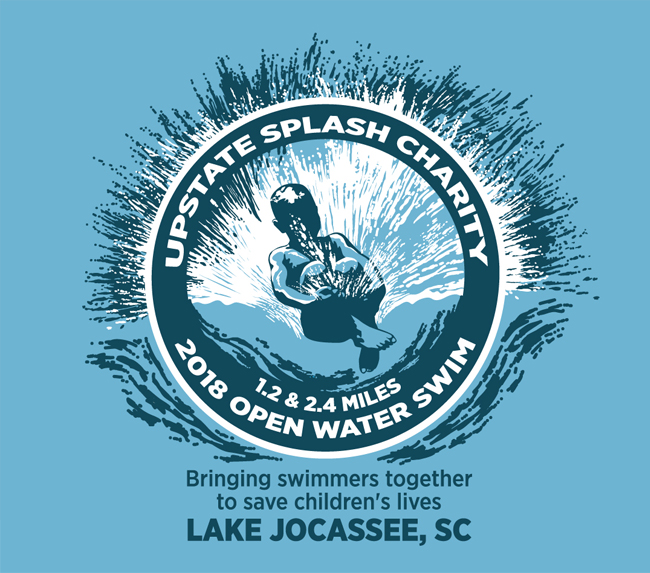 Upstate Splash T-Shirt Design